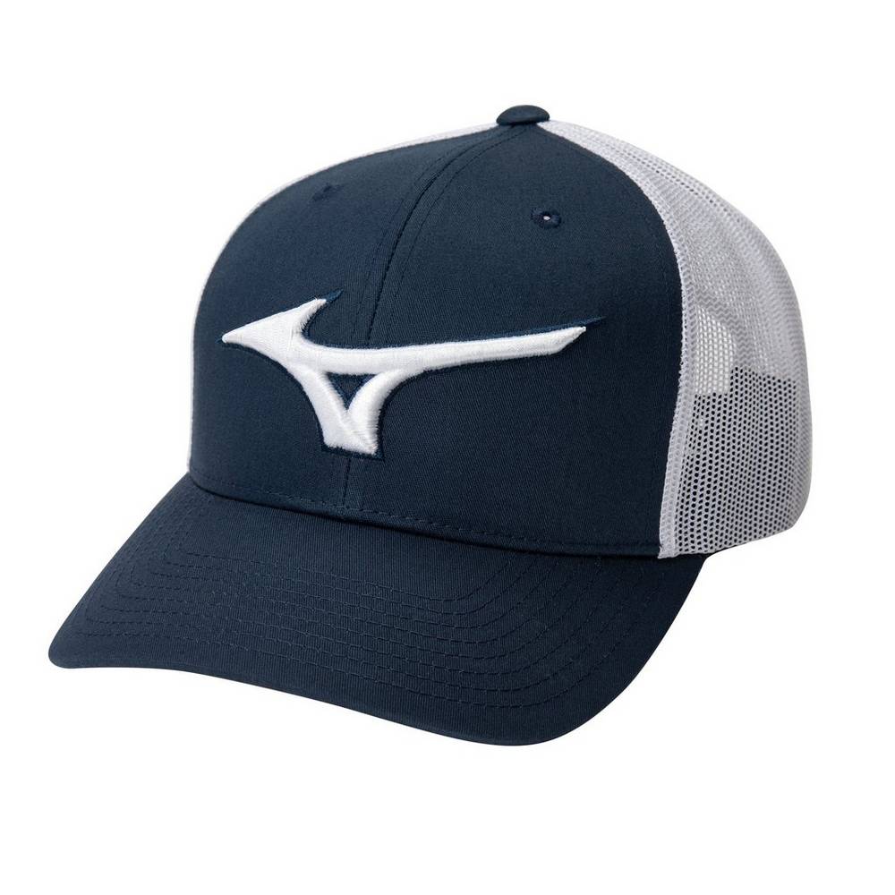 Mizuno Diamond Trucker - Bayan Şapka - Lacivert/Beyaz Türkiye (NIYWVC-592)